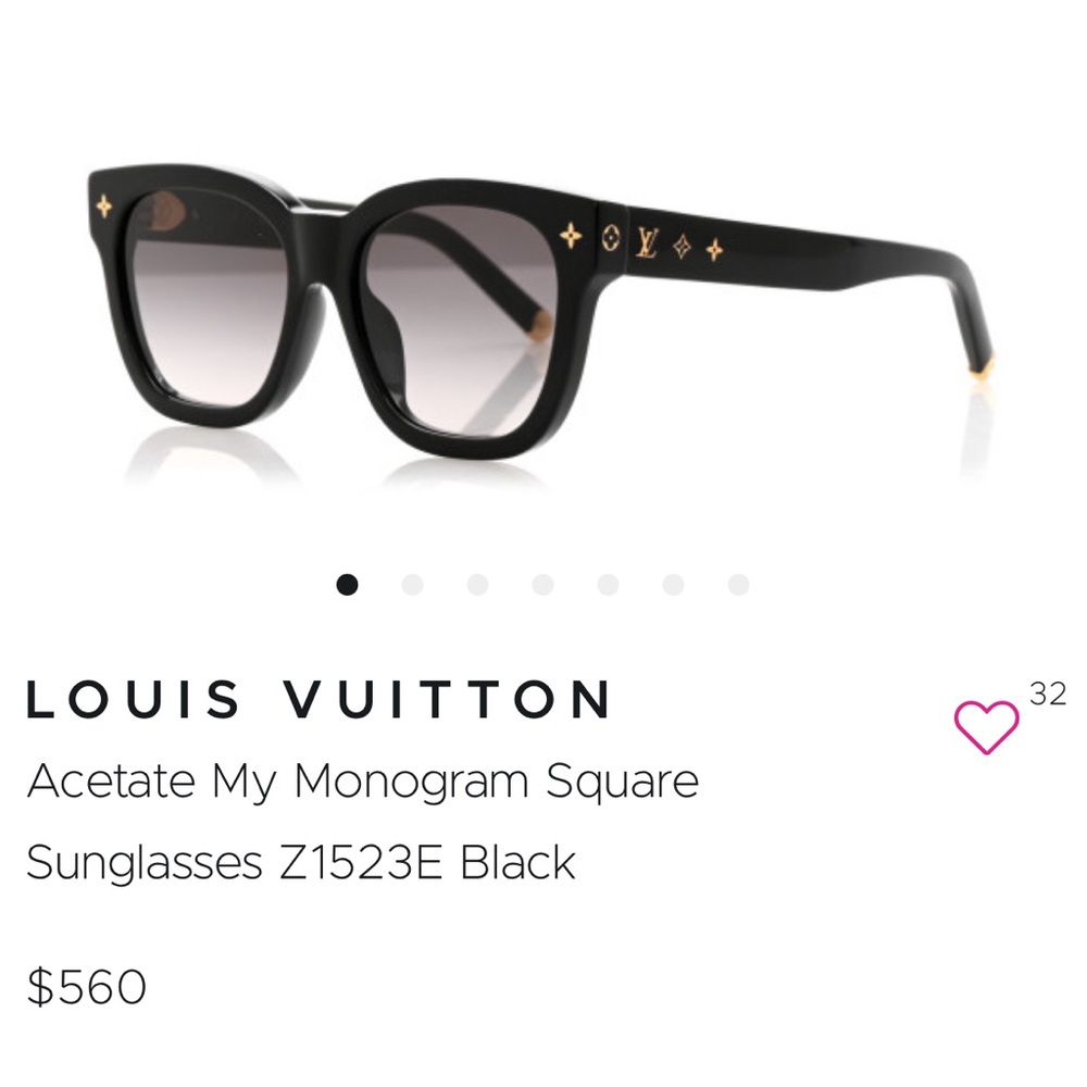 Louis Vuitton Sunglasses ‘Acetate My Monogram Square Sunglasses’
